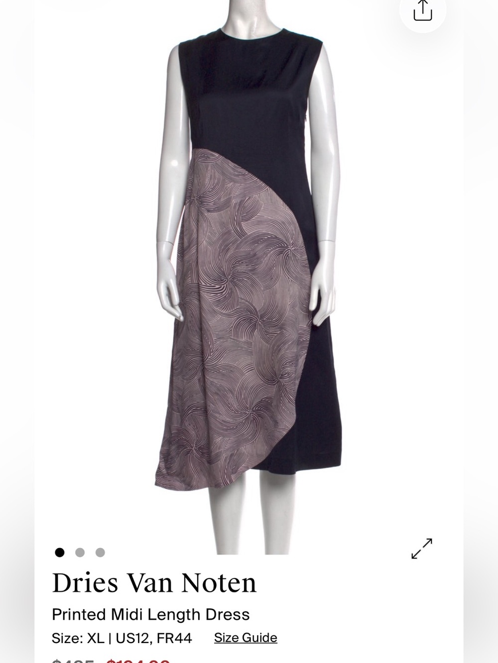 Dries Van Noten Asymmetrical Dress Size 44 - Picture 10 of 10